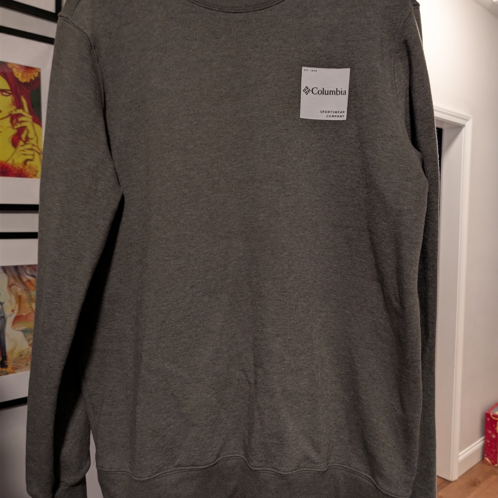 Columbia Men's Charcoal Crewneck Sweater